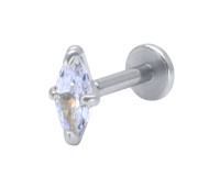 Tragus Piercing with Titanium Bar TRP-2693-TI